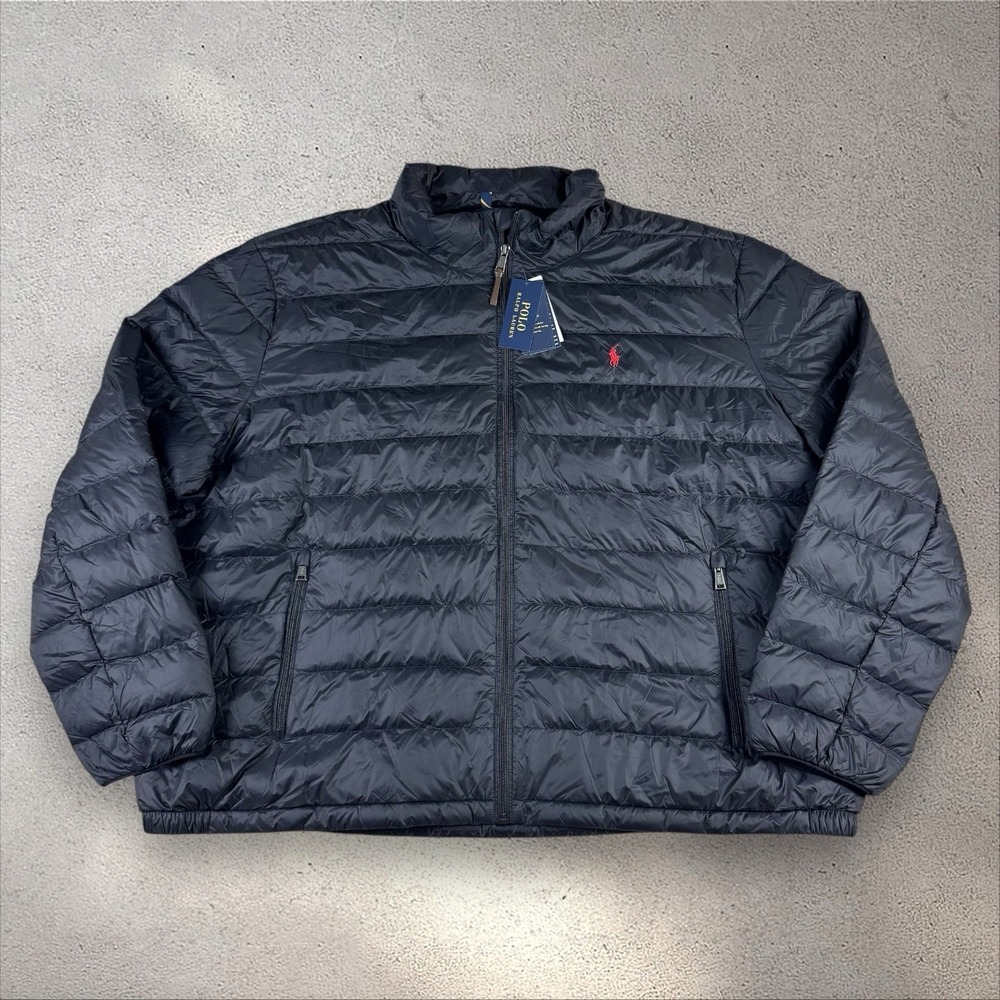 Polo Ralph Lauren Packable Quilted Down Jacket Mens 4XB Puffer Sweater NWT